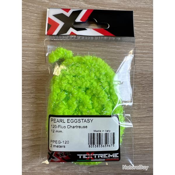 Chenilles Textreme pearl eggstasy 12mm chartreuse