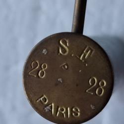 Douille cal 28 à broche
