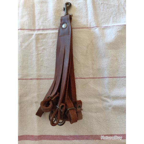 Porte gibier cuir neuf