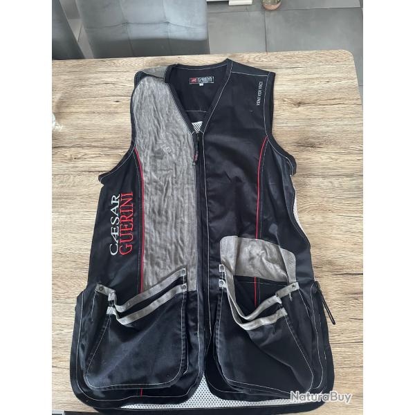 Gilet de tir Ceasar Guerini taille L noir sans prix de rserve