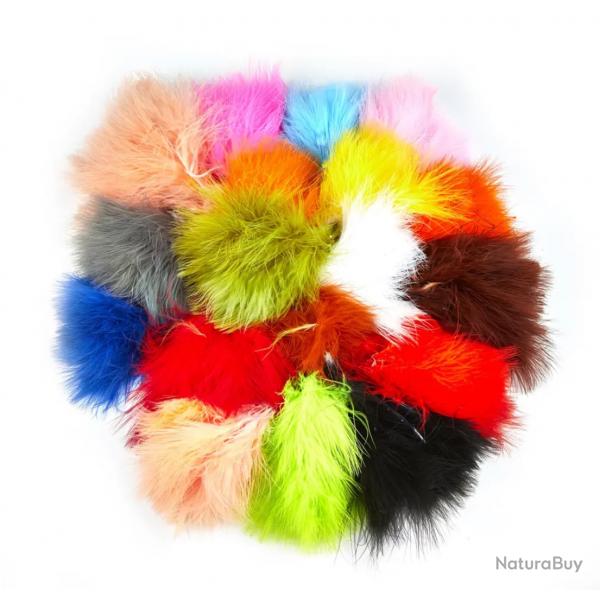 Plumes JMC marabout marron