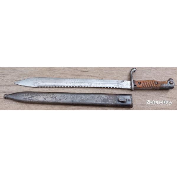 Baonnette allemande dents de scie 98/05 DURKOPP