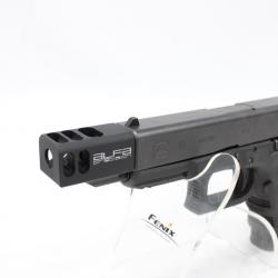 COMPENSATEUR POUR GLOCK ALFA PRECISION 17 Gauche 4 / 5 Noir