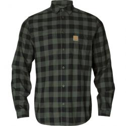 CHEMISE HARKILA SCANDINAVIAN L/S SHIRT GREEN TAILLE L  NEUVE
