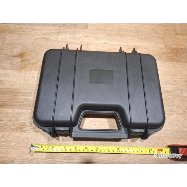 Mallette SPORT ATTITUDE Anti-Choc pour Armes de Poing Noir