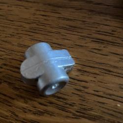 Talon  de chargeur pour Luger 9mm en alu.