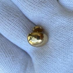 Boucle d'oreille cocktail unique en or massif 18 carats - clous