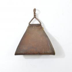 Triangle passant de suspension cuir pour brelage Armée Française Indochine, reconstitution WW2