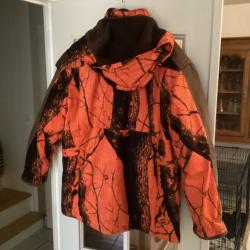 Veste homme orange jumfil modèle derek 3xl