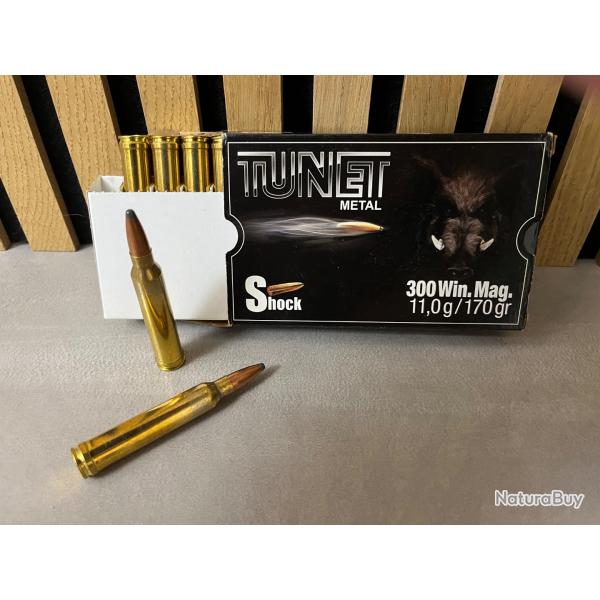20 Balles TUNET Shock Ogive GROM 300WM
