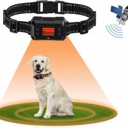 Clôture GPS sans Fil pour Chiens, pour Grands Espaces Ouverts et Utilisation en Extérieur, Étanche P