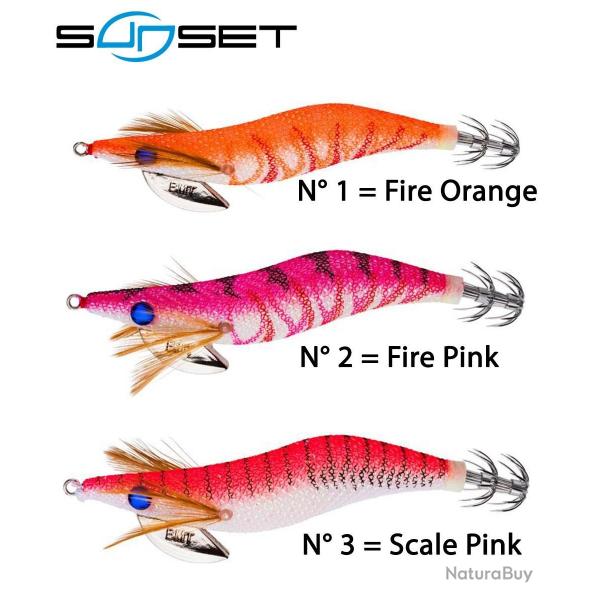 Turlutte Sunset sunsquid bad gambas plongeante N 3