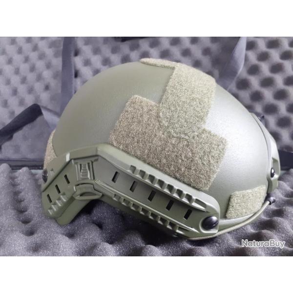 Casque vert OD rglable protection donne pour du NIJ IIIA