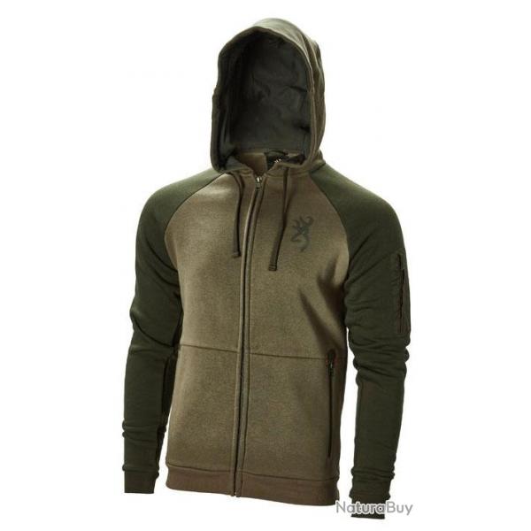 Sweatshirt Two Tones Vert Browning Taille S