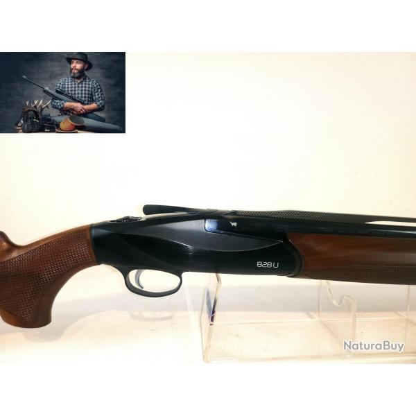 (2754) Fusil De Chasse Superpos Benelli 828U Cal.12/76 - OCCASION