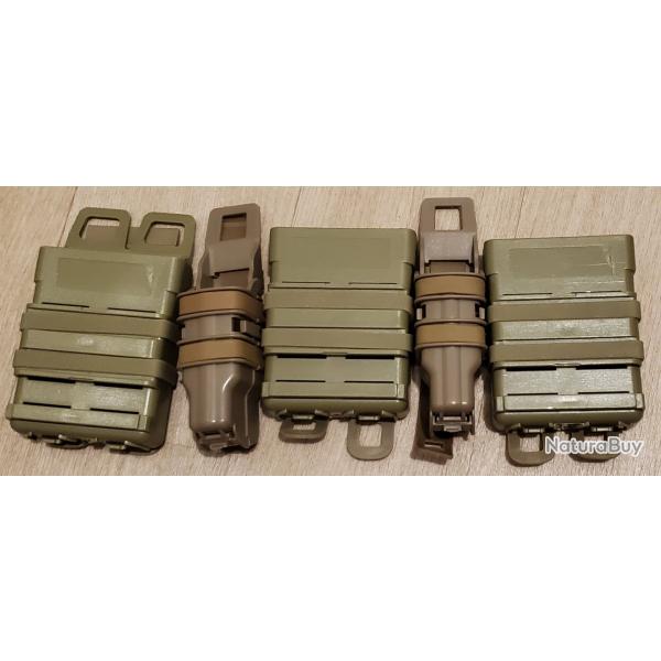 Lot 5 portes chargeur Fast mag airsoft N2