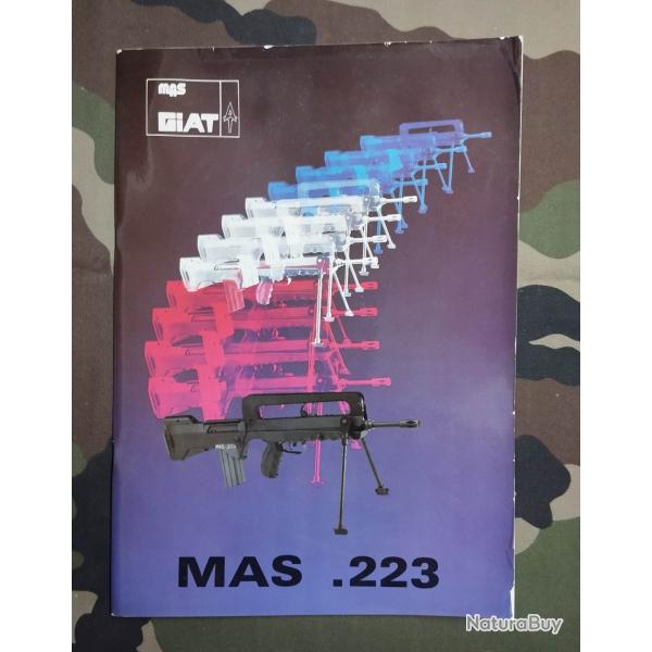 Guide Manuel technique MAS GIAT FAMAS 223 en anglais
