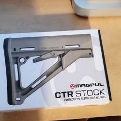 Crosse MAGPUL CTR Carbine Mil-Spec FDE + Talon Crosse MAGPUL Rubber Butt-Pad 0.70"