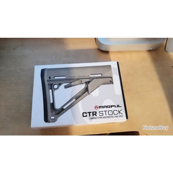 Crosse MAGPUL CTR Carbine Mil-Spec FDE + Talon Crosse MAGPUL Rubber Butt-Pad 0.70"