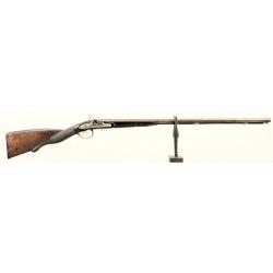 Fusil monté argent Bouttet/Prelat à percussion sur amorces