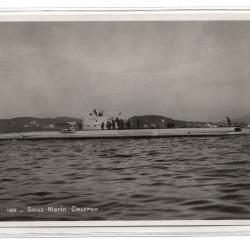 CPA - Marine de Guerre -SOUS-MARIN " CAYPSO " N°3915