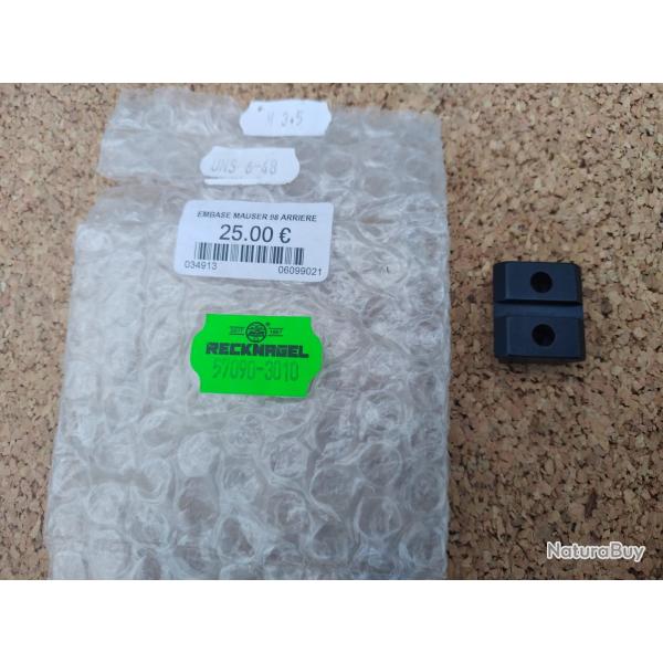 Embase arrire pour Mauser 98 (Recknagel)