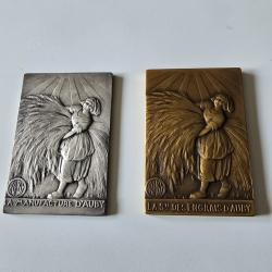 Plaque medaille