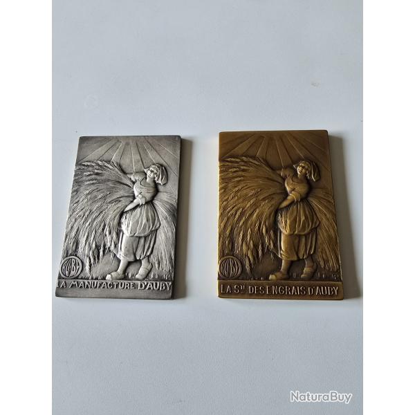 Plaque medaille
