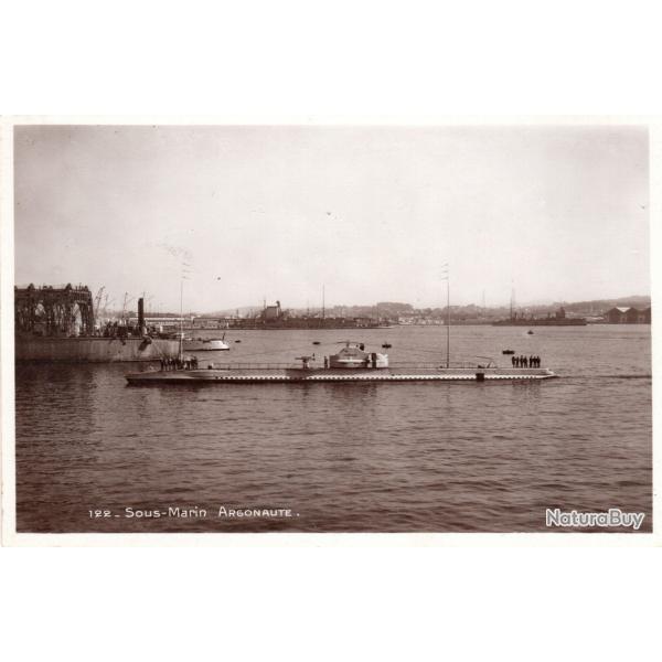 CPA - Marine de Guerre -SOUS-MARIN " ARGONAUTE " N1178