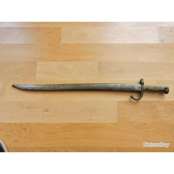 Baonnette Chassepot modle 1866 au mme numro
