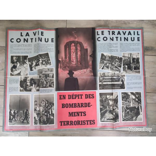 Affiche MW2 En dpit des bombardements terroristes