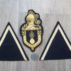 lot militaire écusson et grades gendarmerie mobile insigne collection
