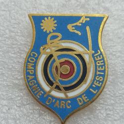 PINS TIR A L ARC COMPAGNIE D'ARC DE L'ESTEREL