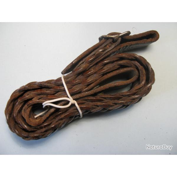 Bretelle pour Fusil suisse 1896/96.11/11 long Tresse cuir TBE
