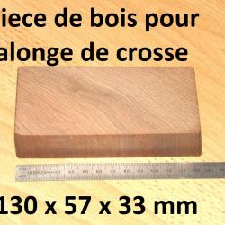 pièce de bois pour rallonge de crosse fusil - VENDU PAR JEPERCUTE (D22E545)