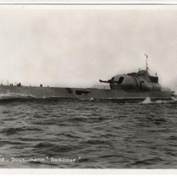 CPA - MARINE MILITAIRE FRANÇAISE - CHERBOURG - Croiseur SOUS-MARIN " SURCOUF "  N °3933