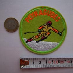 écusson Peyragudes station sports d'hiver Hautes-Pyrénées insigne collection