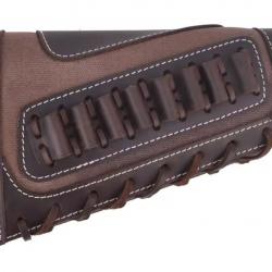 Appui joue cuir et porte munition cal 357 - 30/30 (4)