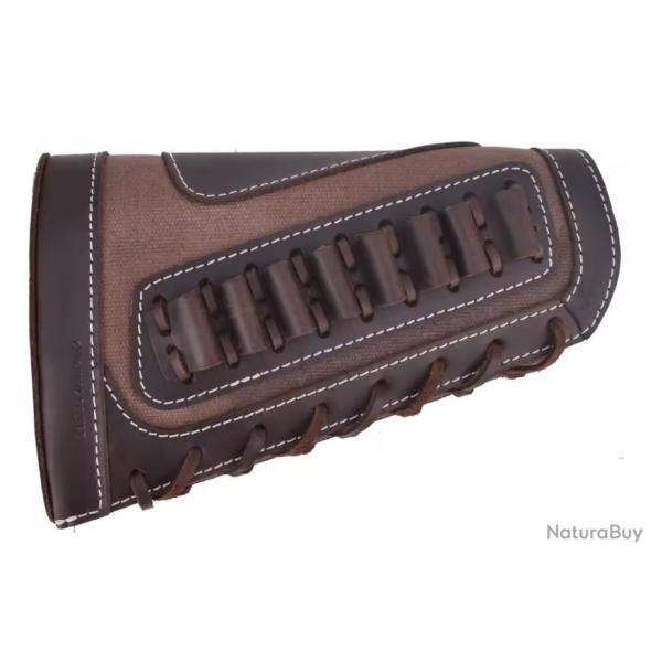 Appui joue cuir et porte munition cal 357 - 30/30 (4)