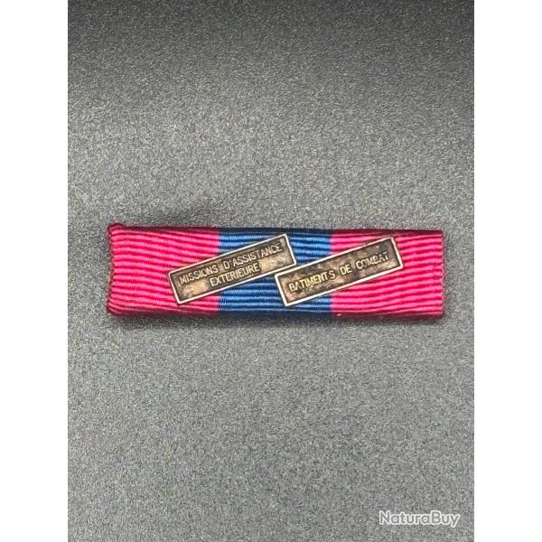 Barrette dixmude dfense nationale bronze - Missions Assistances Ext. / Btiments de combat