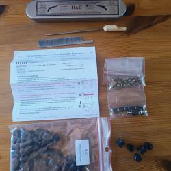 Kit tir réduit balles caoutchouc H & C Collection revolver poudre noire cal 44