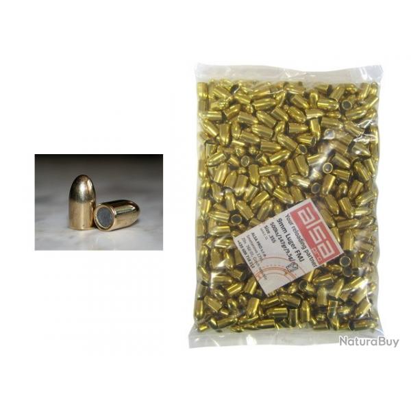 Ogives ALSA cal.9mm FMJ 147gr /500