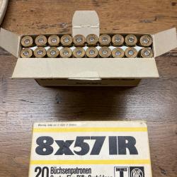Balles 8x57 IR  RWS lot de 2 boîtes de 20