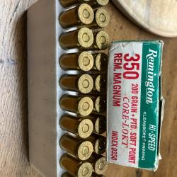 Balles 350 remington magnum 1 boite de 20