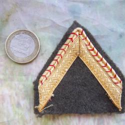 éléve grade galon époque vintage militaire insigne collection