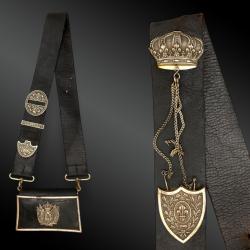 GIBERNE D'OFFICIER DE LA GARDE NATIONALE À CHEVAL France, période première restauration