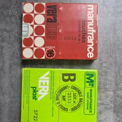 Vend 1 lot de 2 boites ancienne cartouches cal  16/65
