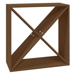 Armoire à vin Marron miel 62x25x62 cm Bois de pin massif design décoration