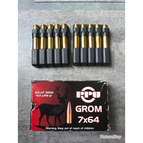 vend 1 lot de munitions  7x64