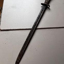 Épave de baïonnette us 17, ww1,ww2.Deco, vitrine, diorama.